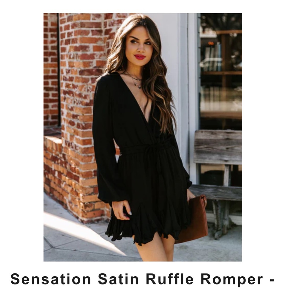 NWT Vici black romper